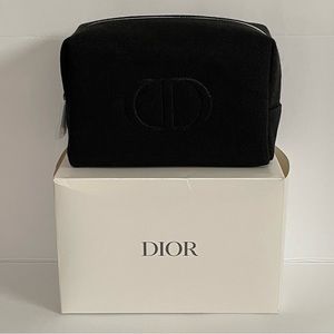 Authentic CHRISTIAN DIOR Travel Cosmetic Trousse Pouch